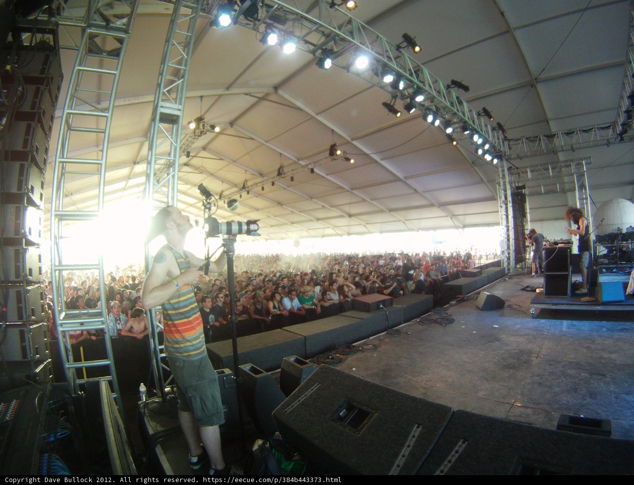 Rockin' the stage