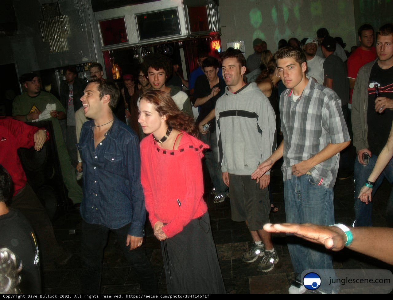 Nightclub Crowd Hits the Floor