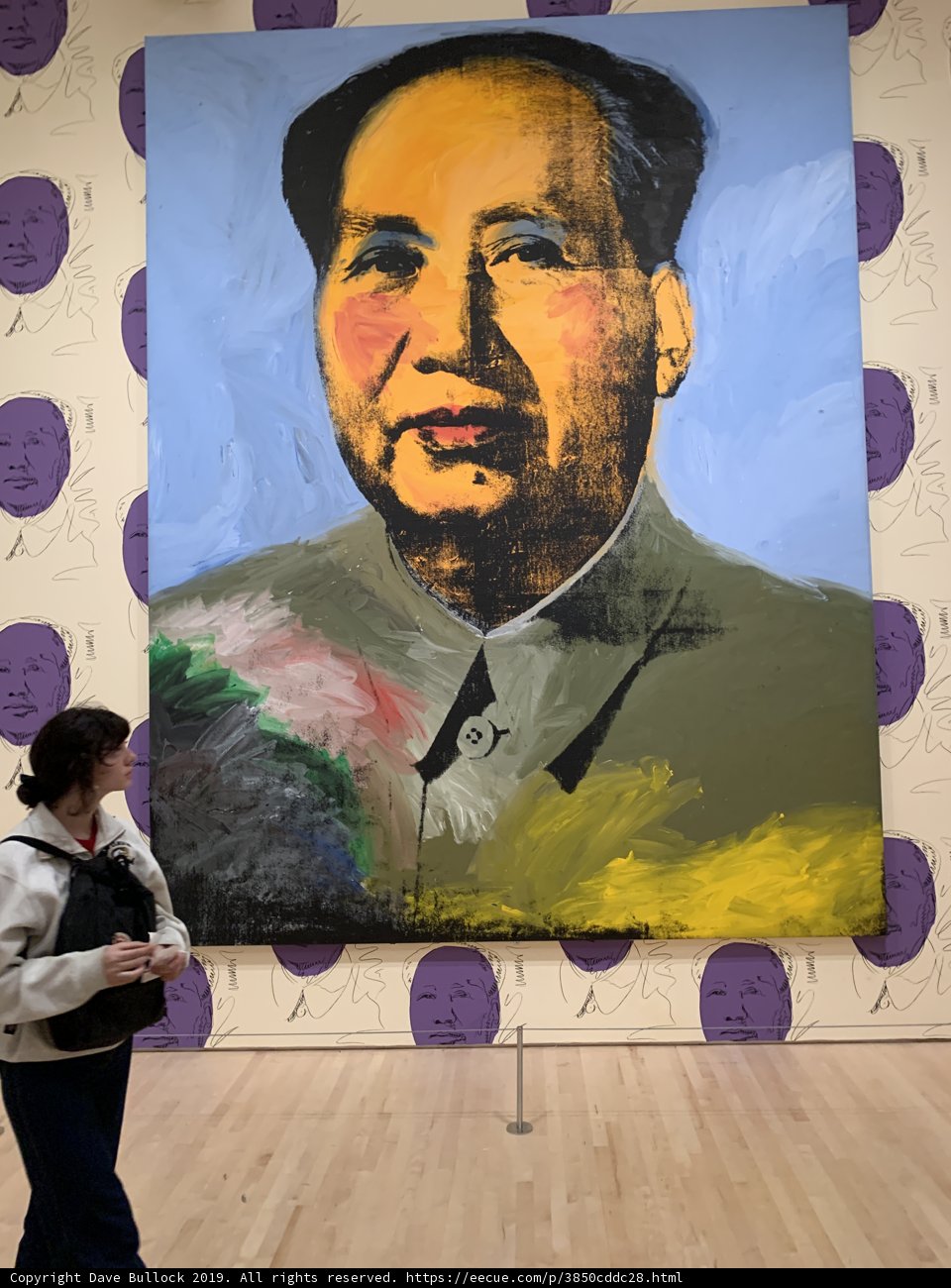 Mao Zedong Painting in San Francisco Museum