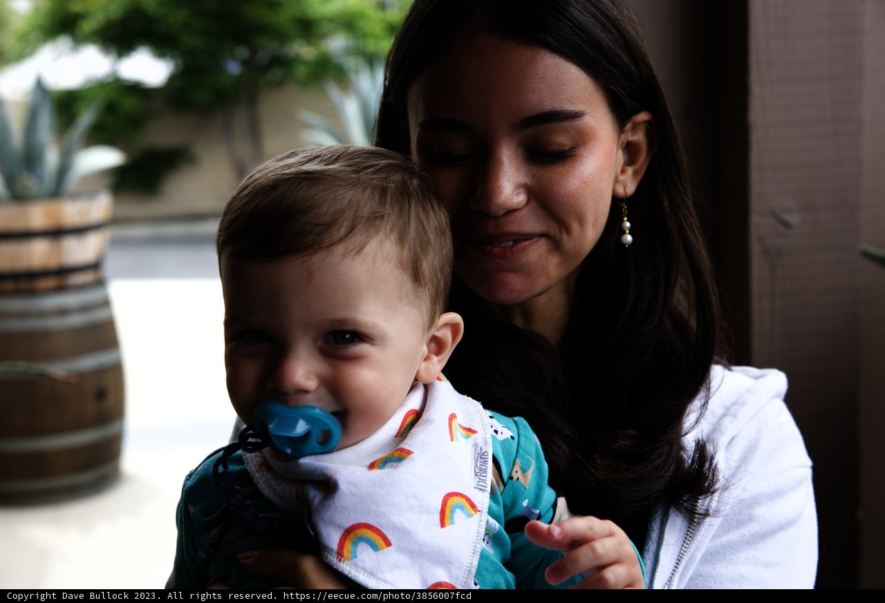 Bonding Moments: Skyela with Baby Rahnsom
