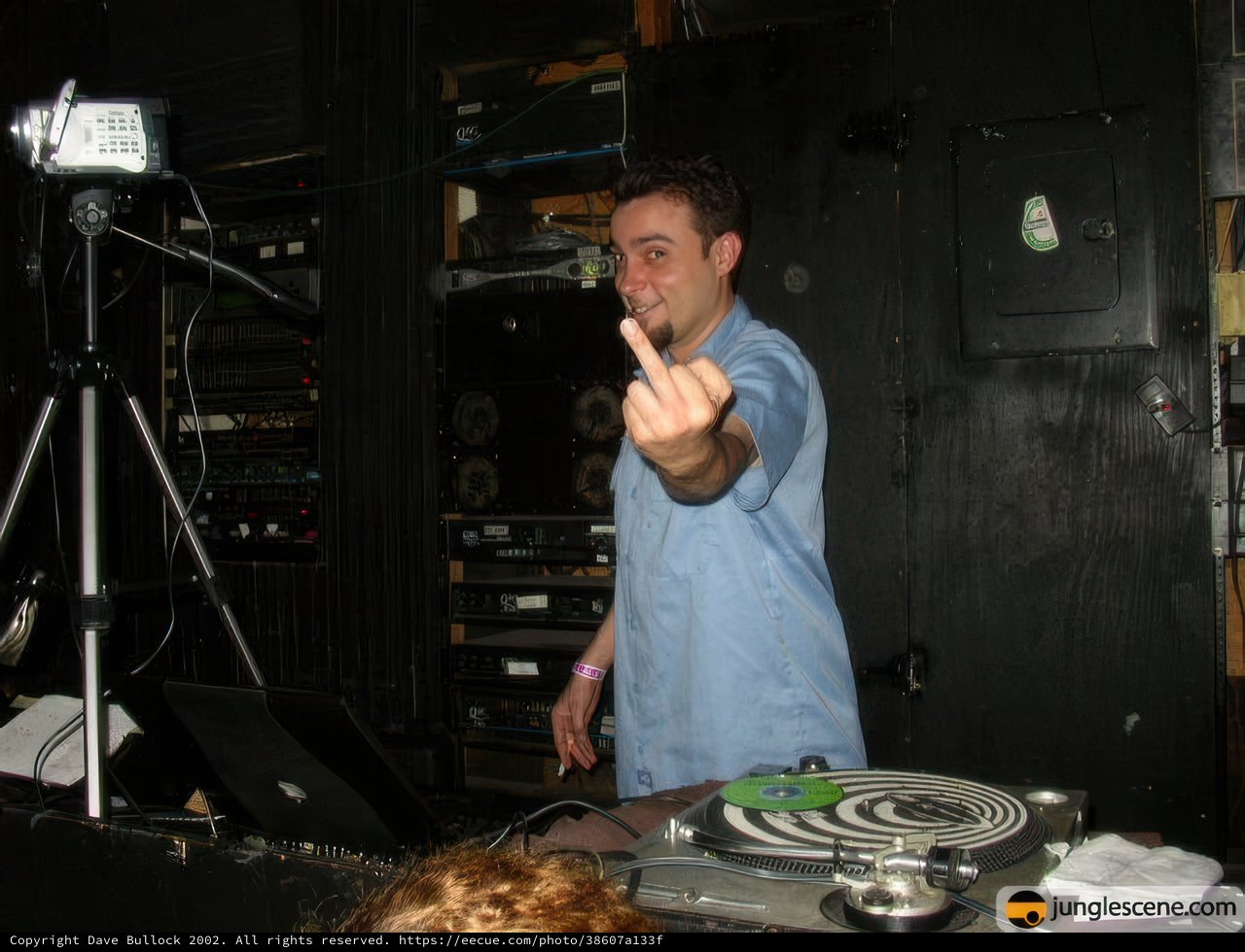DJ takes control of the crowd