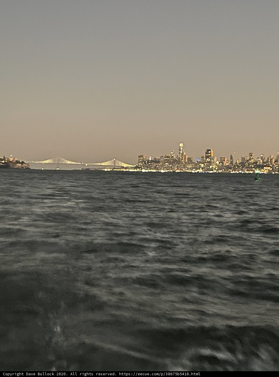 Cityscape from the Navy Cruiser on San Francisco Bay