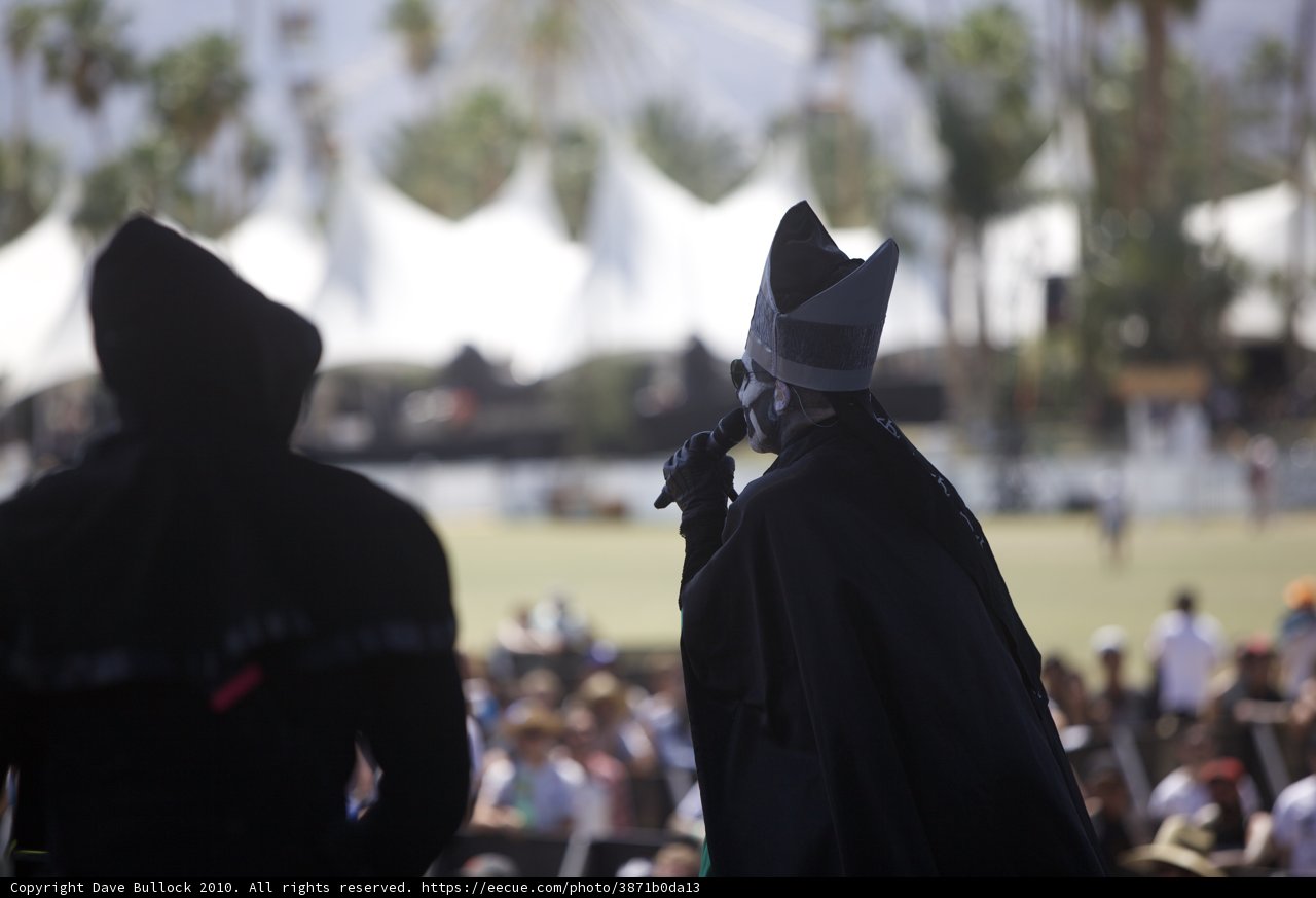 Mystery Man Takes Coachella Stage