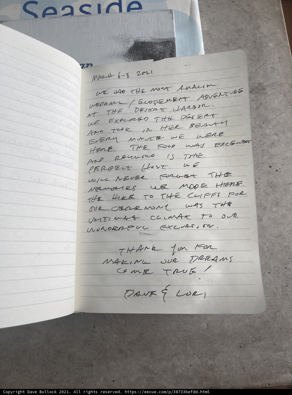 Scribbled Equation in a Notebook