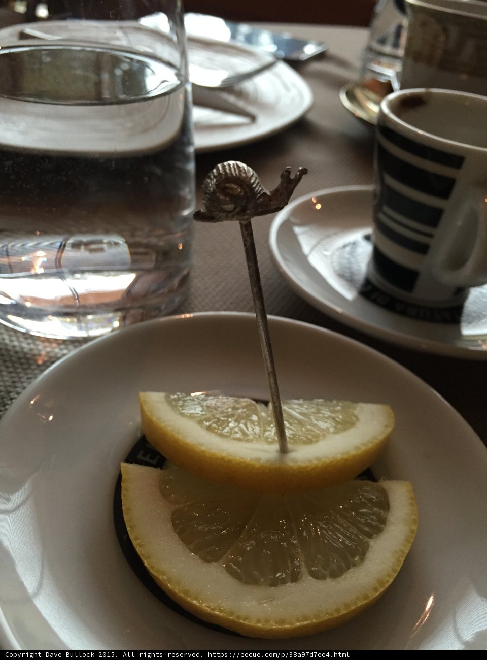 Georgian Cafe Lemon Service