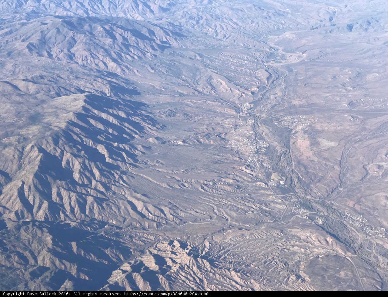 Aerial View of Majestic Valley and Mountain Range