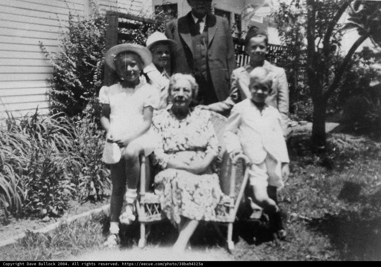Family Portrait in the Backyard