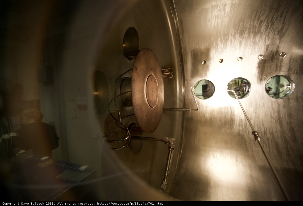 Illuminating Metal Sphere in Industrial Setting