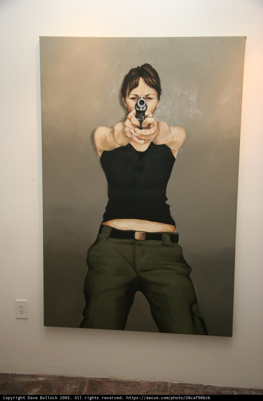 Femme Fatale with a Deadly Weapon