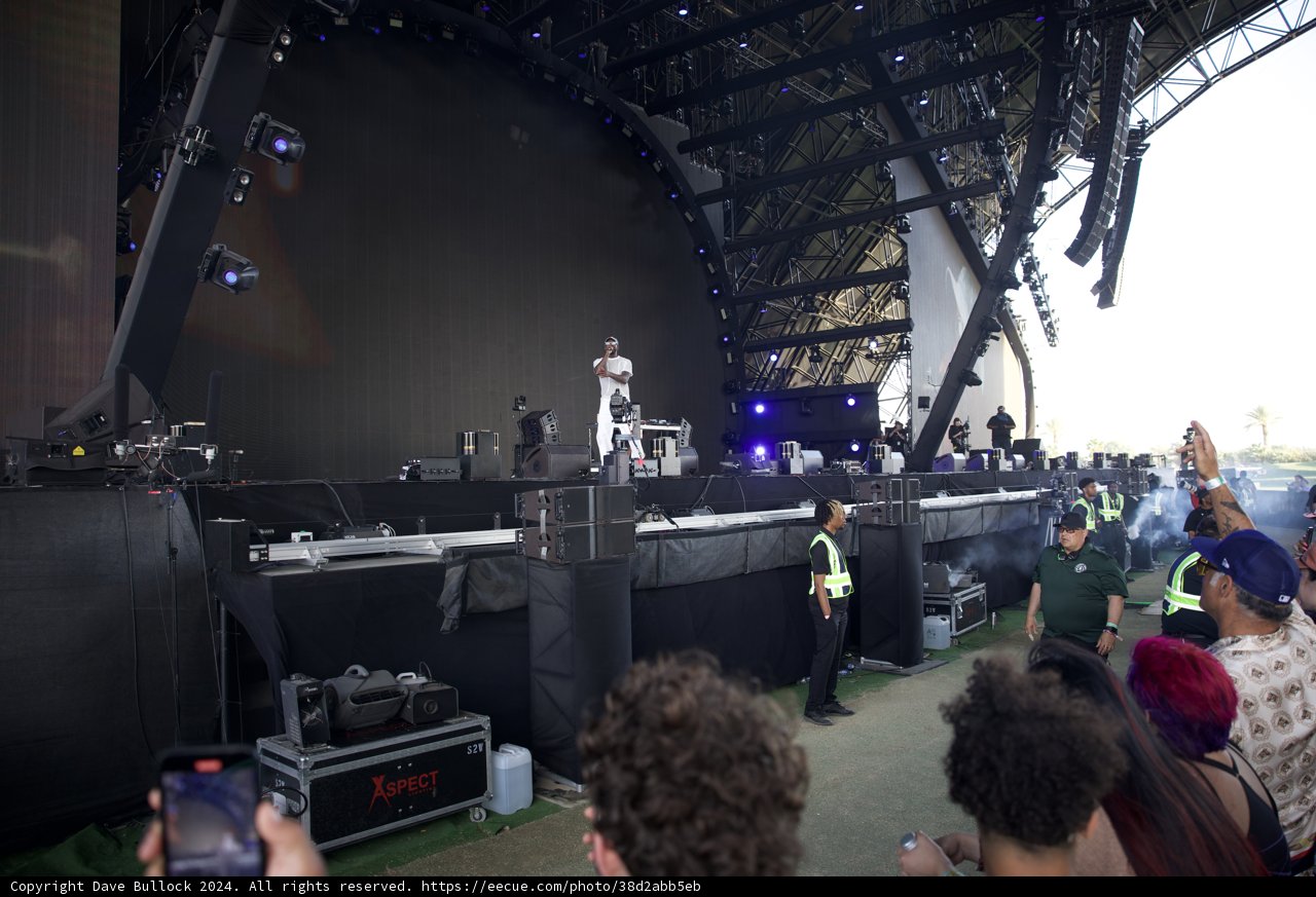 Energized Anticipation: Moment Before the Show at Coachella 2024