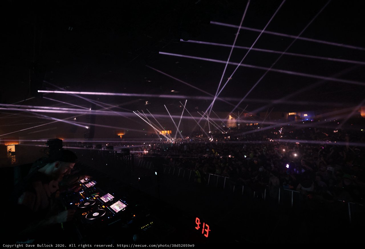 Laser Light Show at Wobbleland 2026 EDM Festival