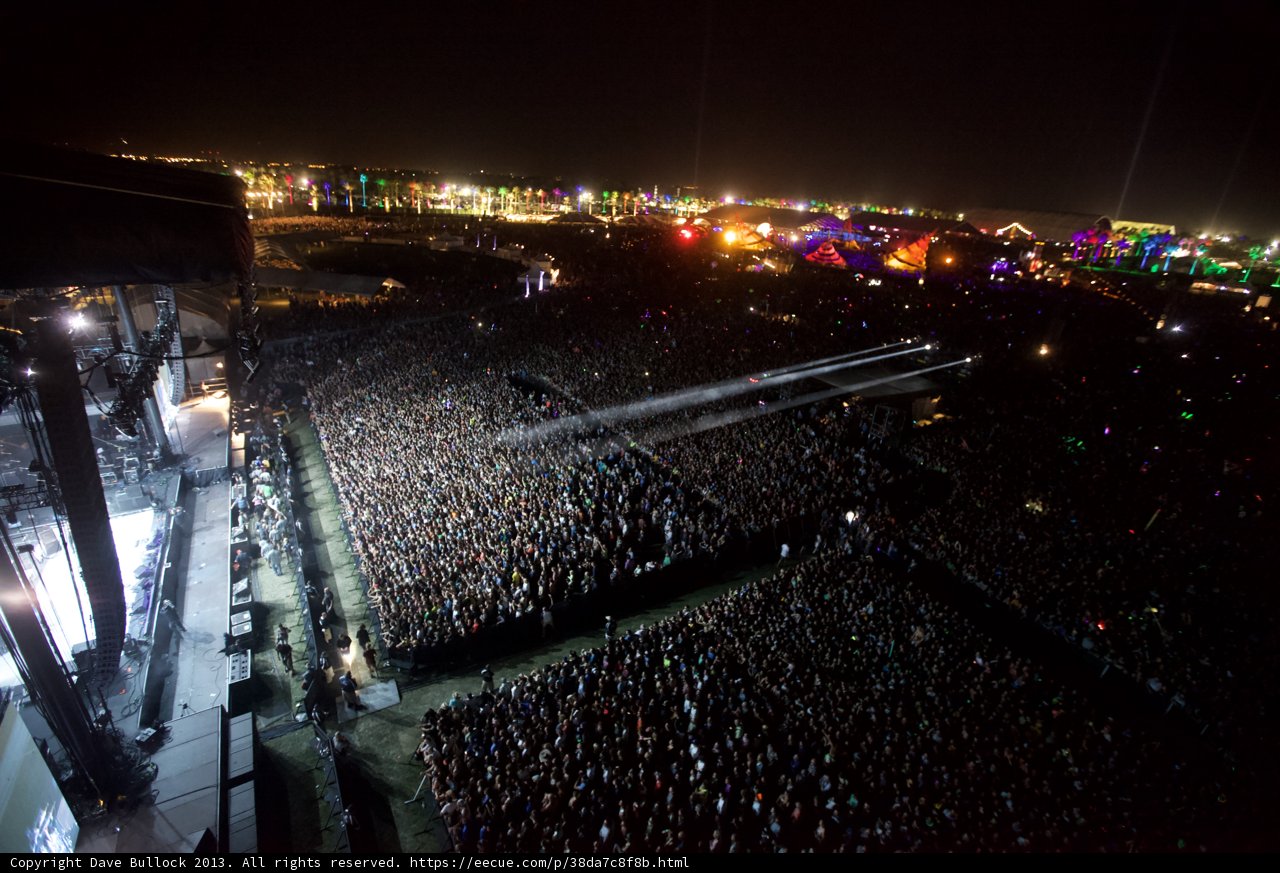 Metropolis Concert Crowd at Night