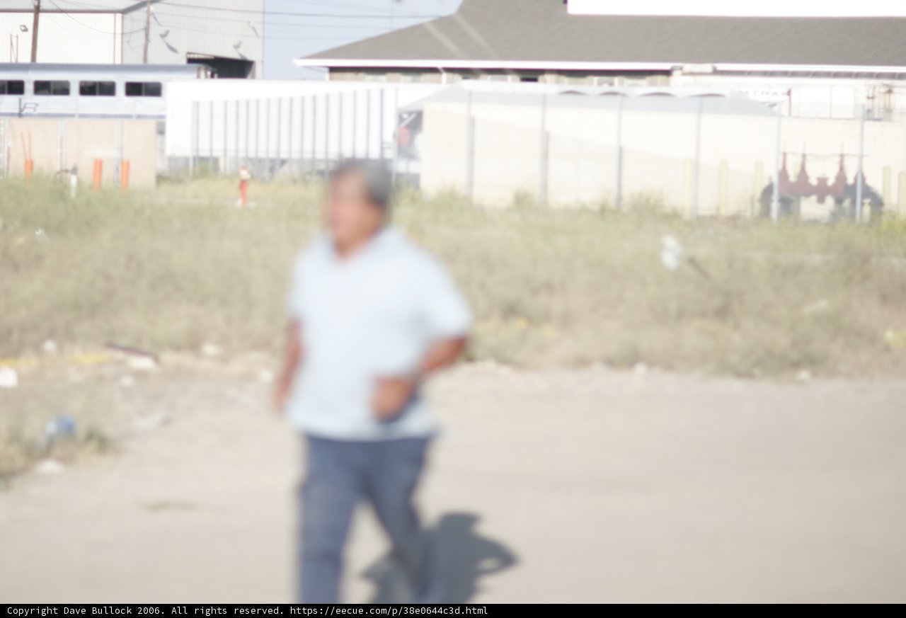 Blurry Walk in the Dust