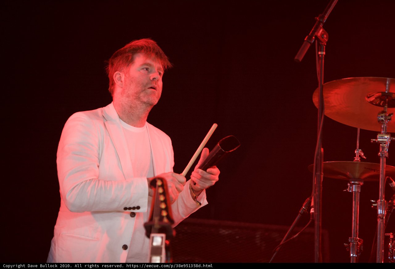 Drumming Debut: James Murphy Rocks Coachella Stage