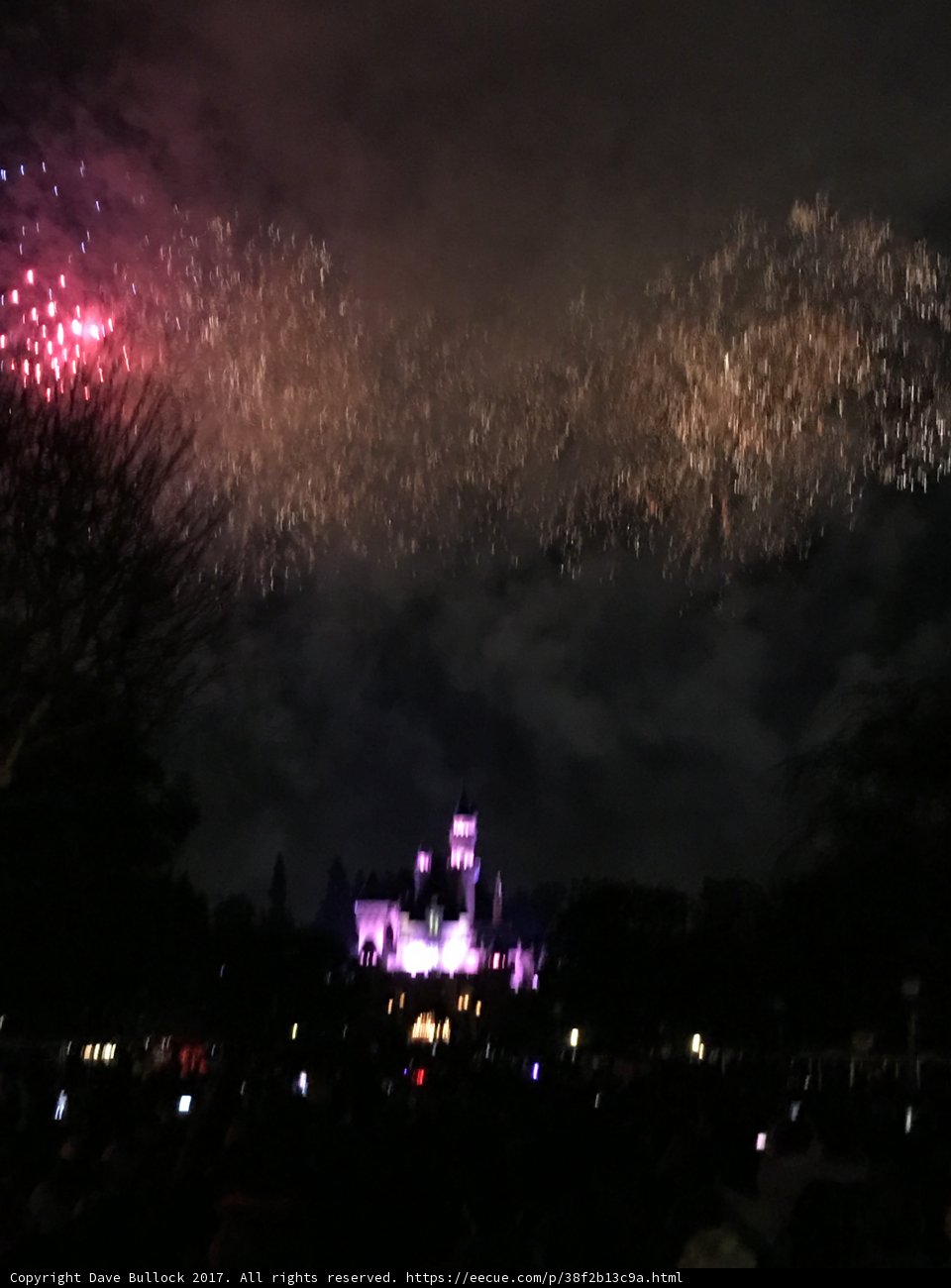 An Explosive Display at Disneyland