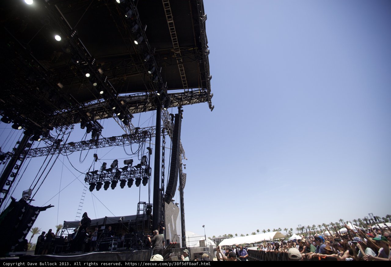 Massive Crowd Watches Electrifying Performance on Stage