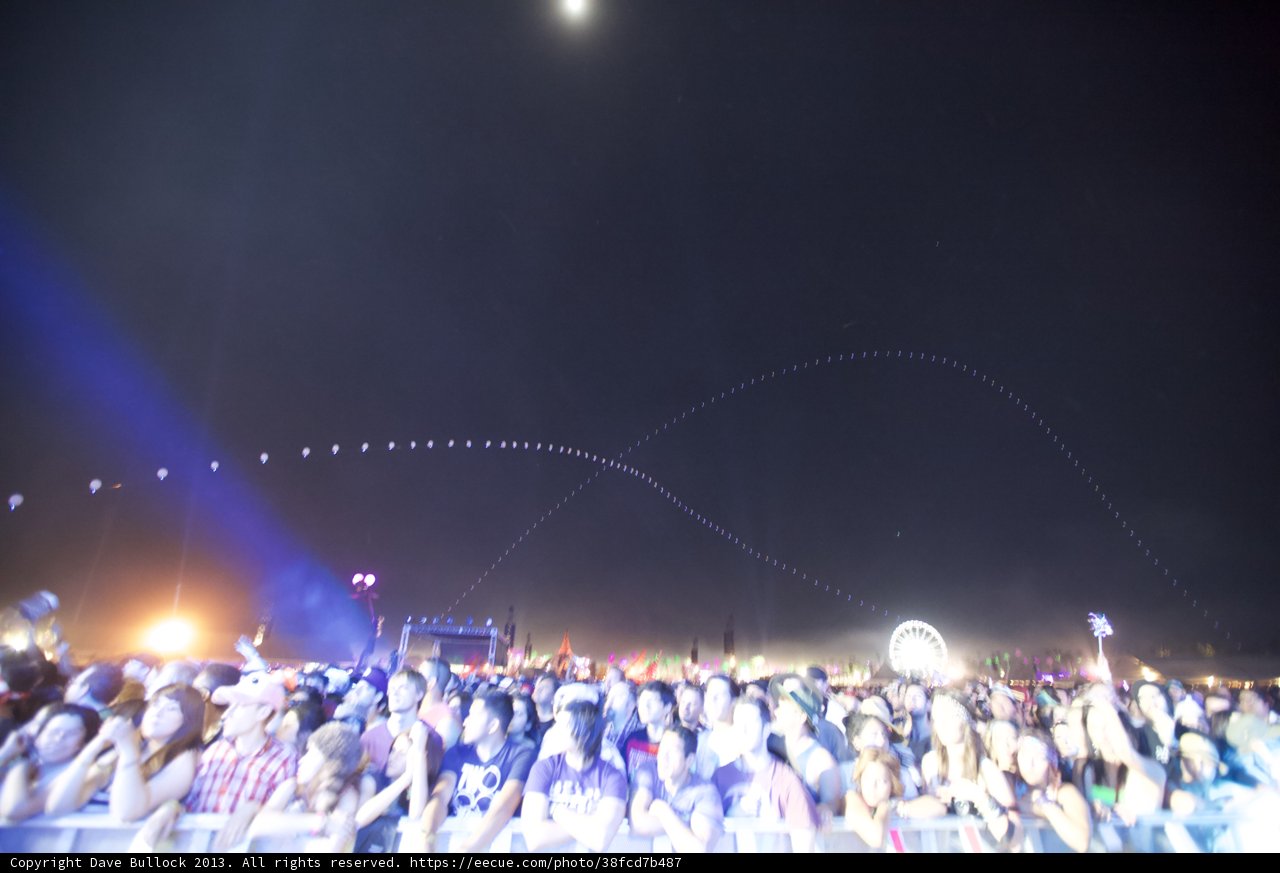 Night Sky Rock Concert
