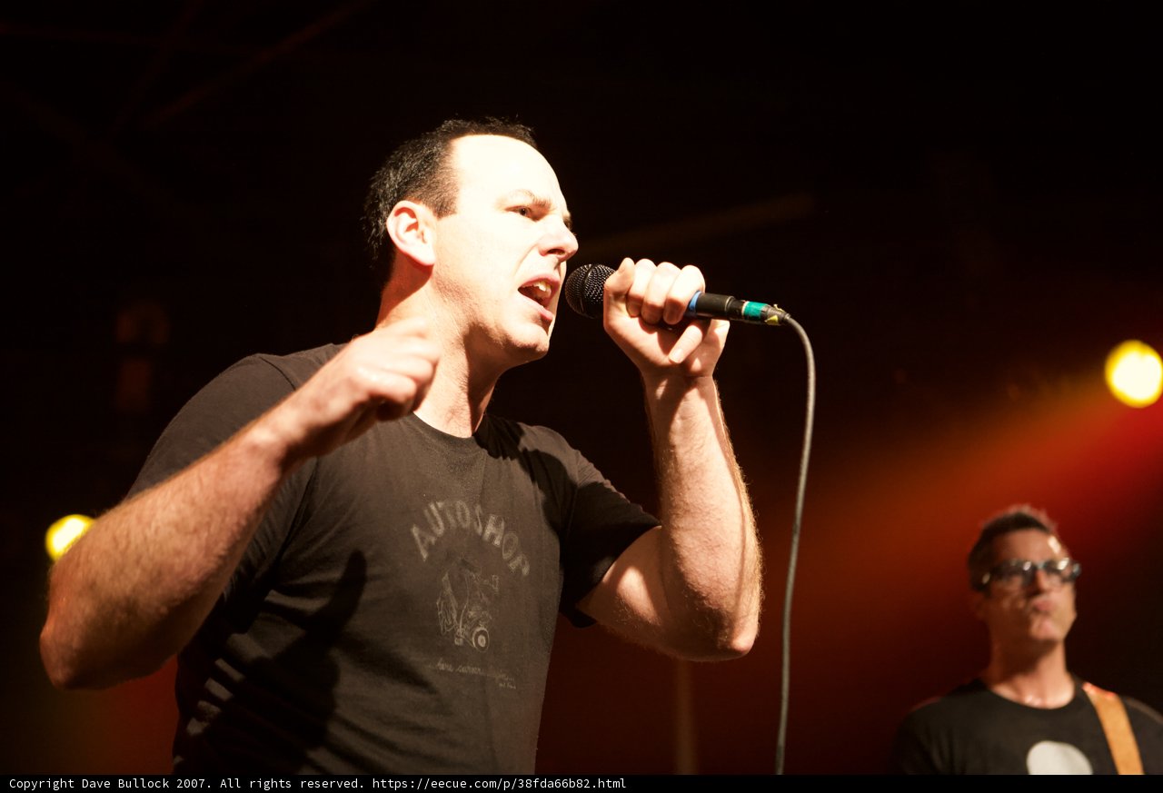 Black Shirted Singer Rocks the House