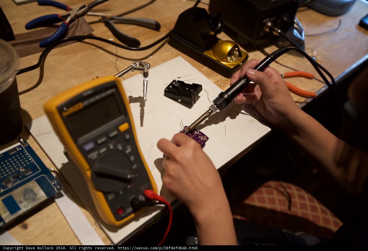 Working on a Circuit Board
