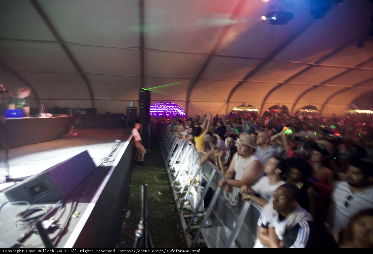 DJ Rocking Coachella Crowd