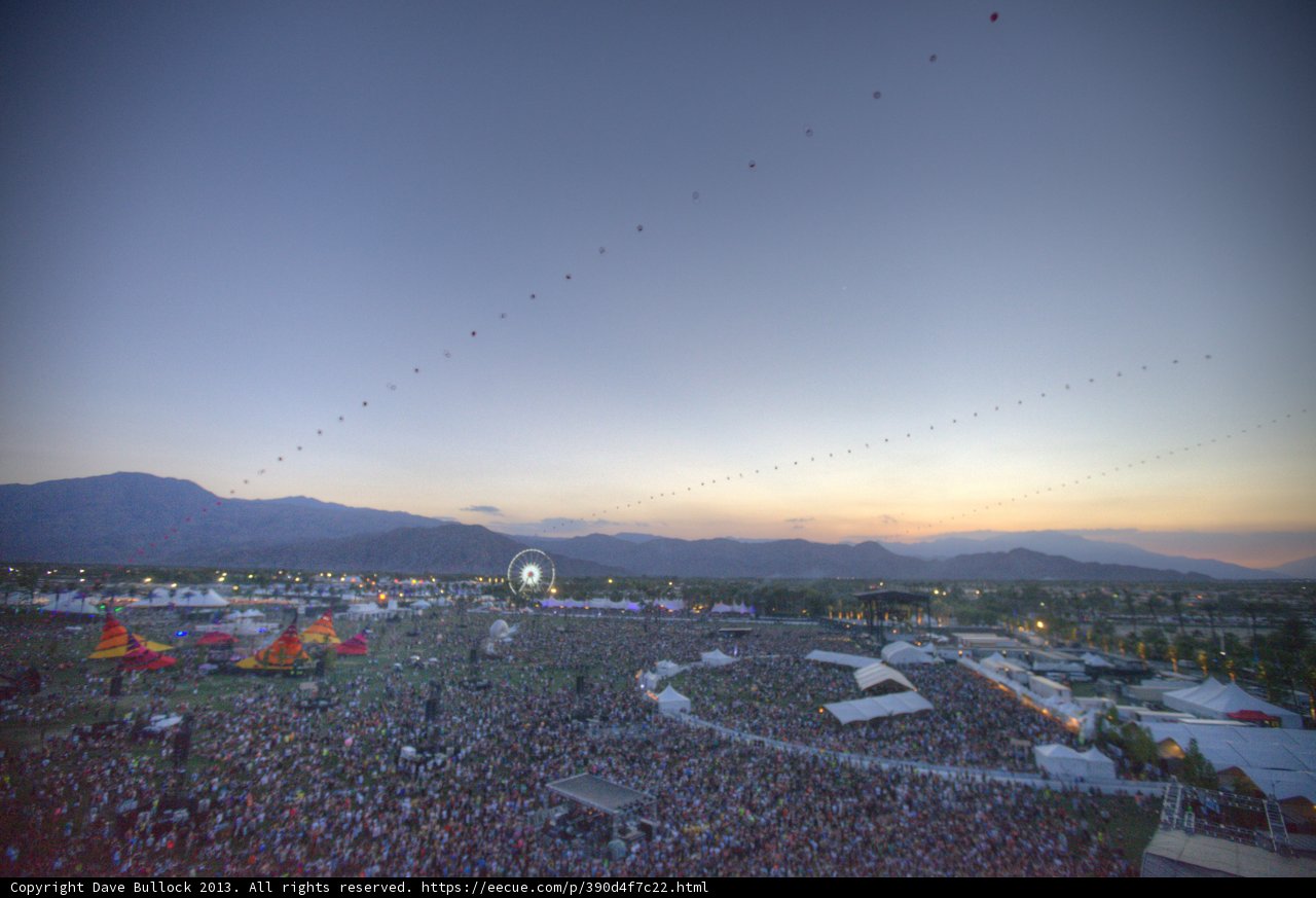 Sunset concert chaos