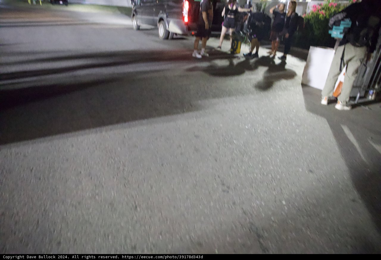 Nighttime Journey: Streetscape at Coachella 2024