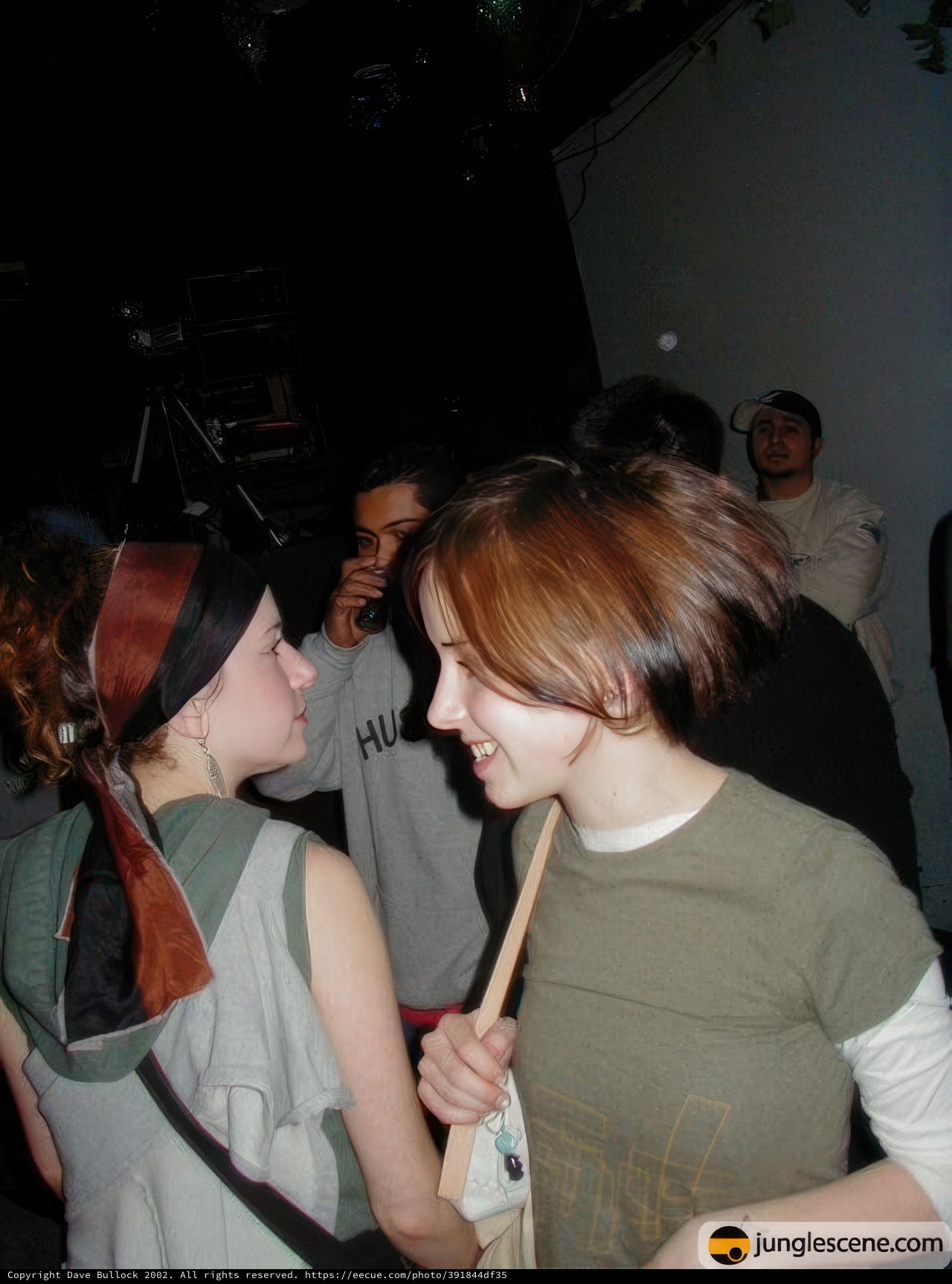 Two Women Standing in Urban Club