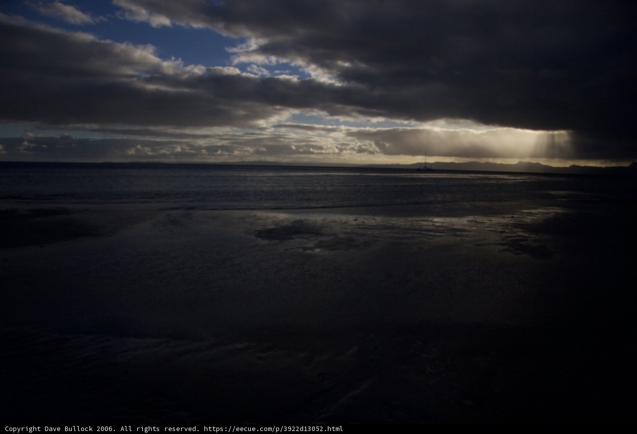 Spectacular Sunset Sky Scene over the Ocean