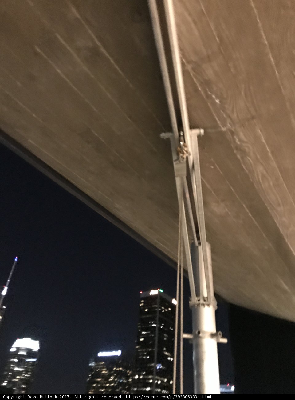 Nighttime Boat View