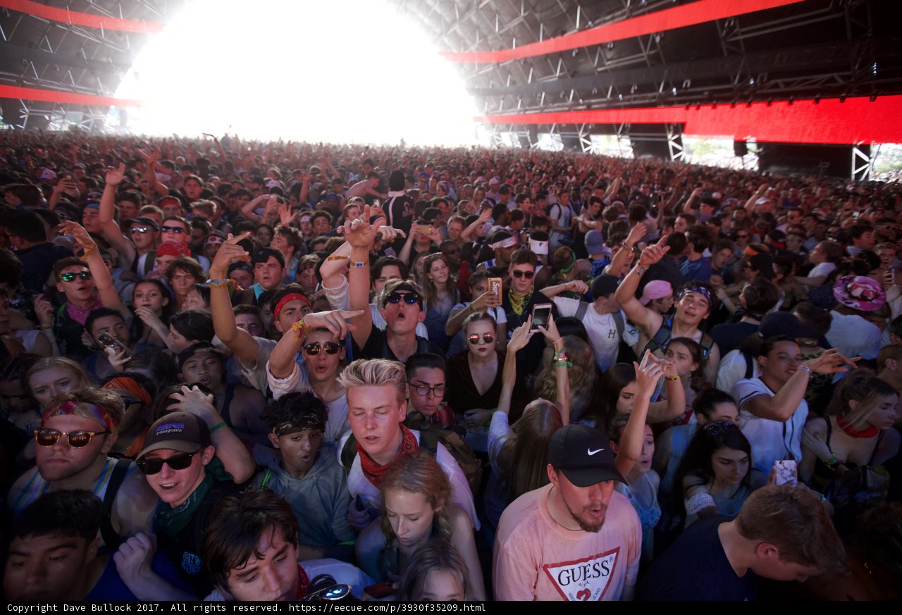 Coachella Crowd Goes Wild