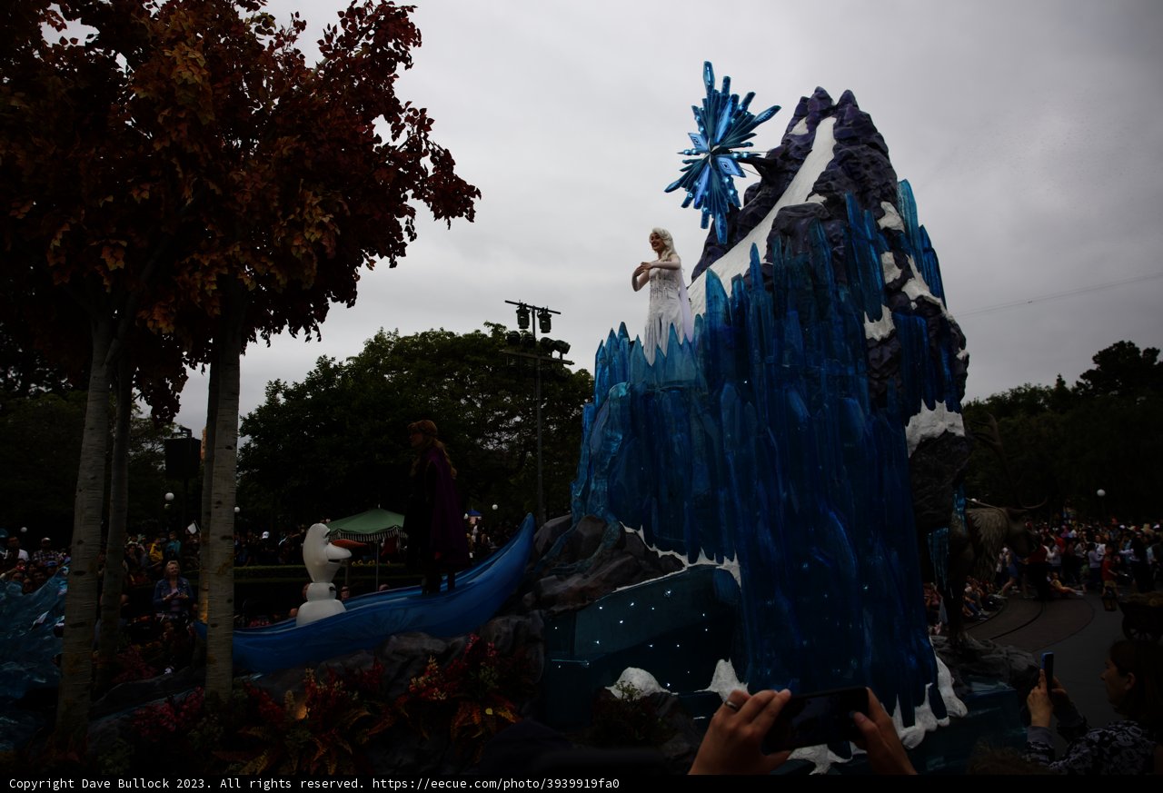 Enchanting Frozen Float at Disneyland