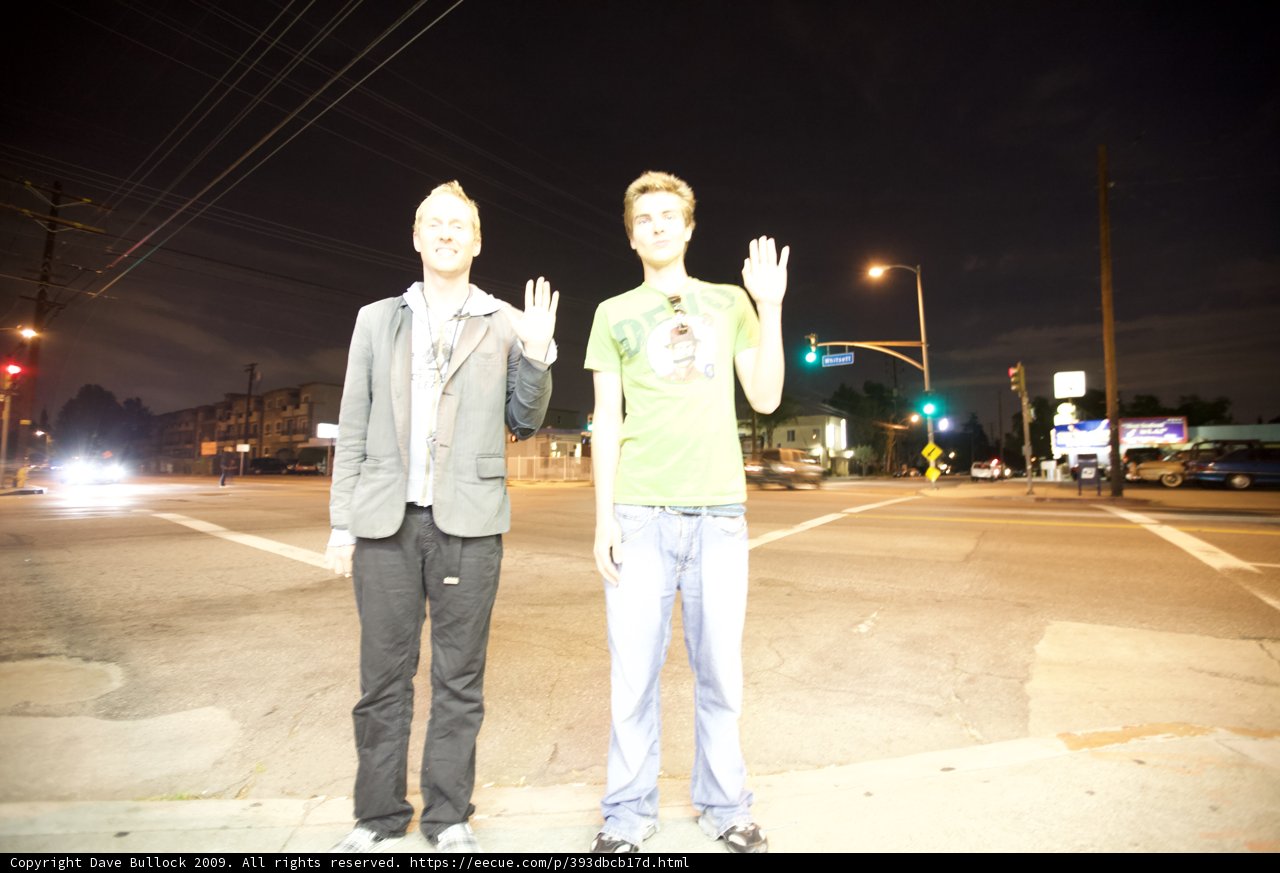 Nighttime Meeting on the Urban Streets