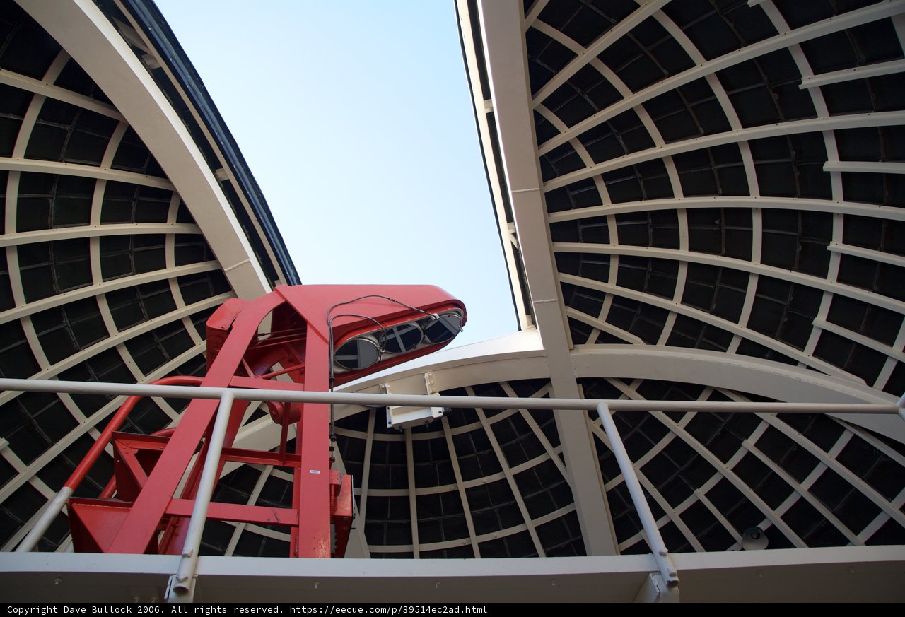 Red Ladder on Circular Building