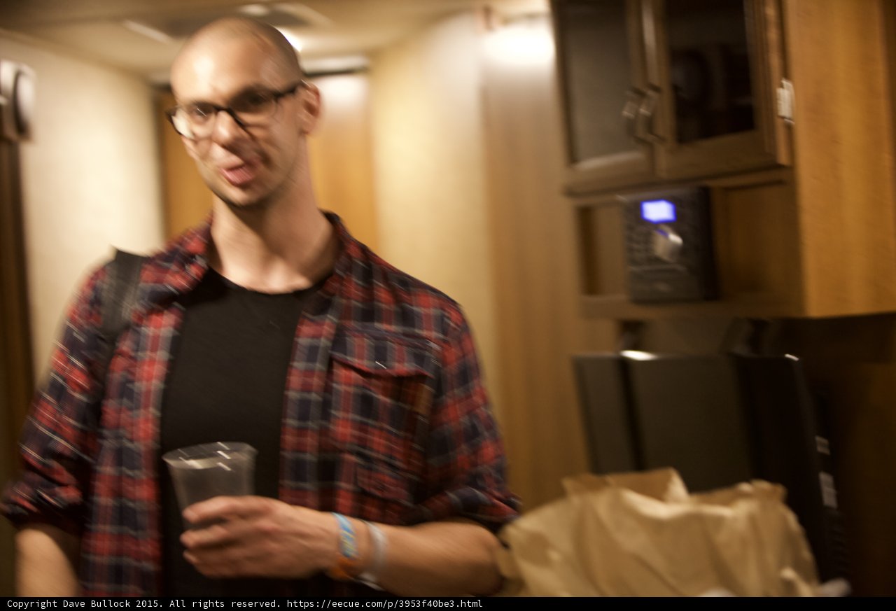 Dave B and His Bold Plaid Shirt