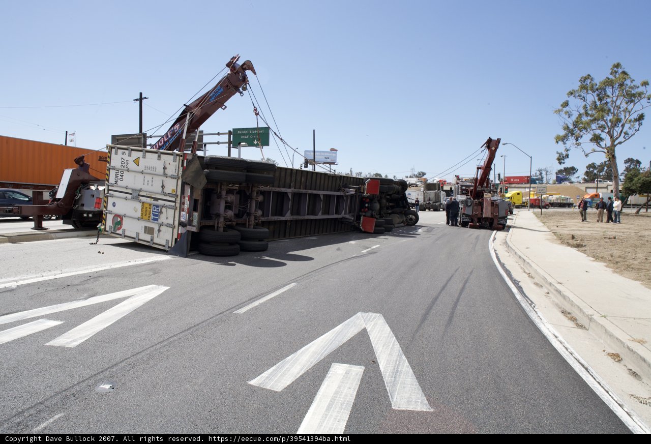 Truck Rescued from the Road