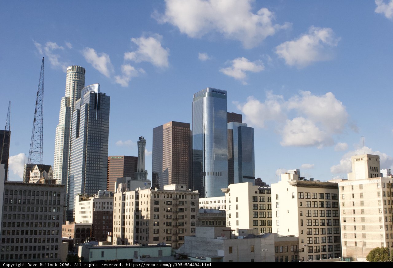 The Majestic Los Angeles Skyline