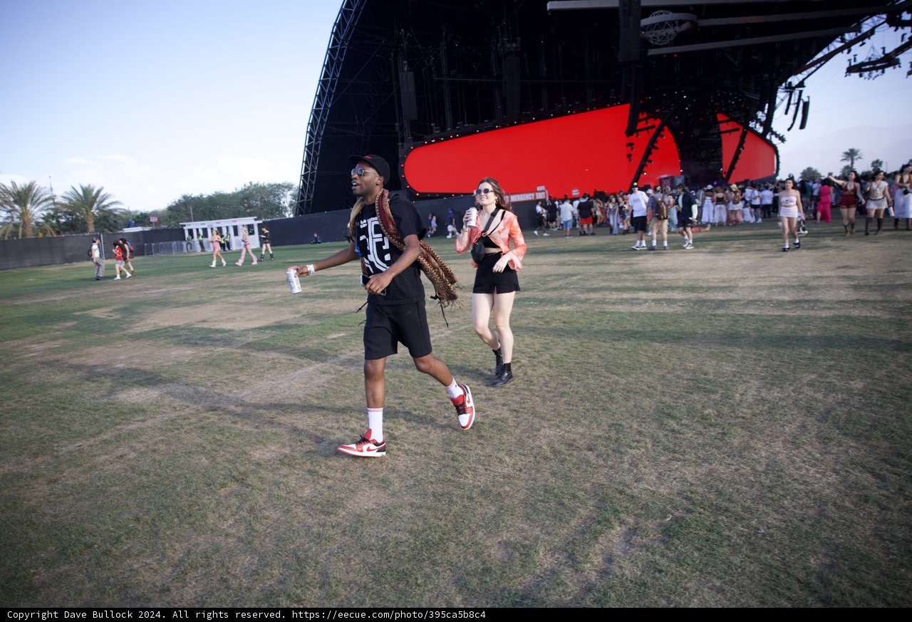 Stride and Vibe: Festival Fashion in Action at Coachella 2024