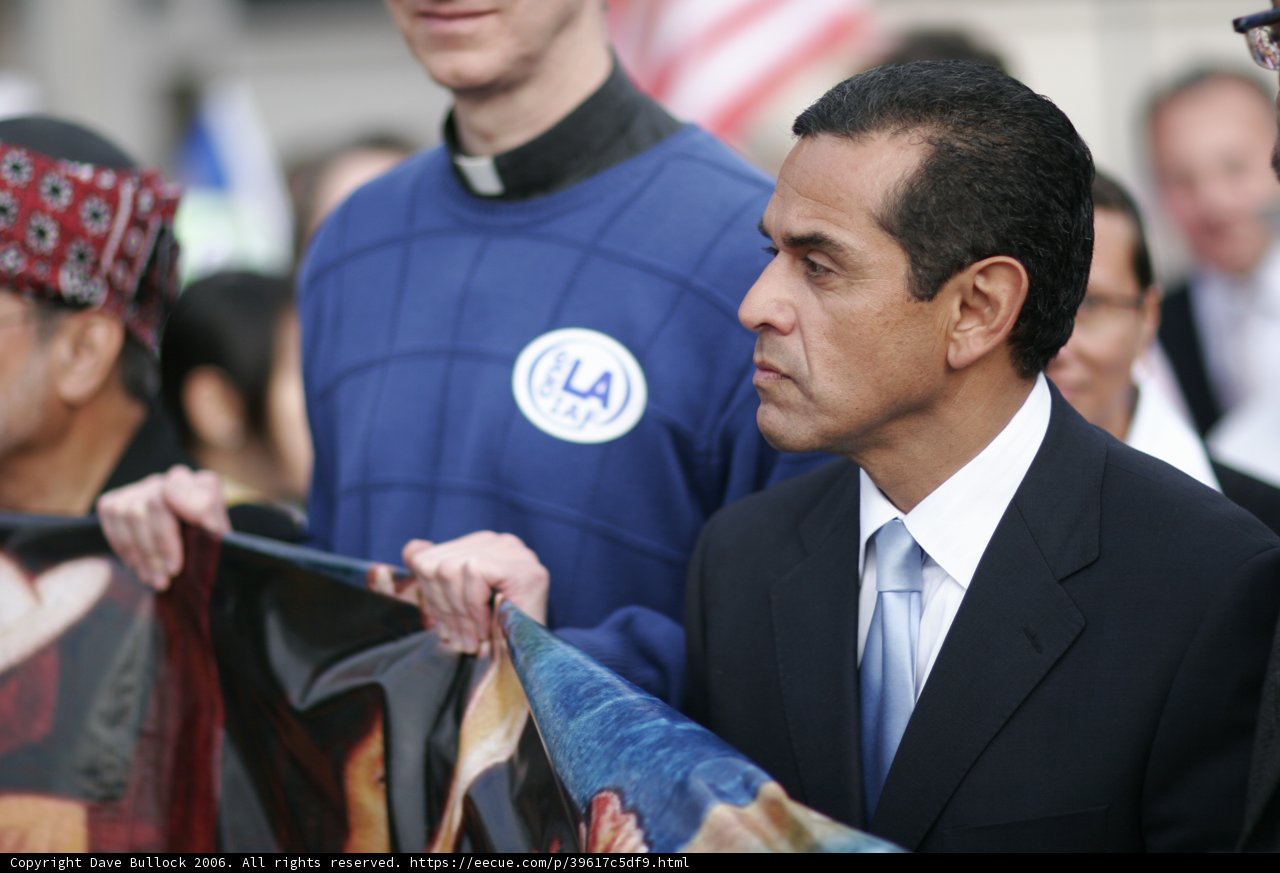 Political Leader With a Banner