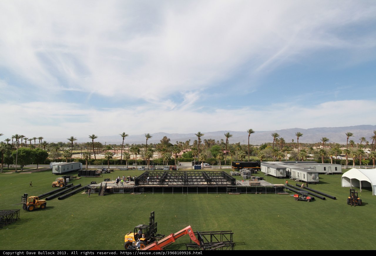 Stage in the Vast Coachella Field
