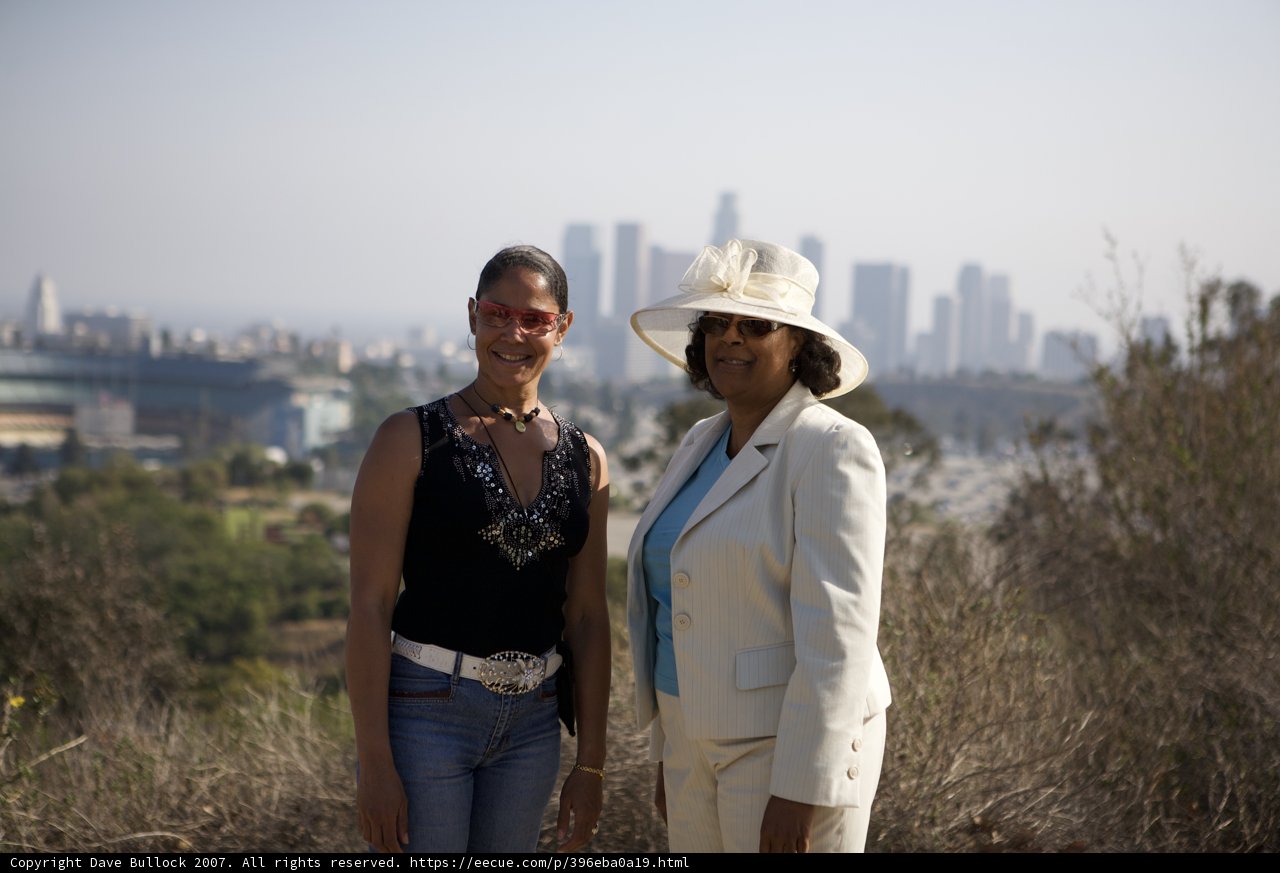 Two Women Enjoying a City View