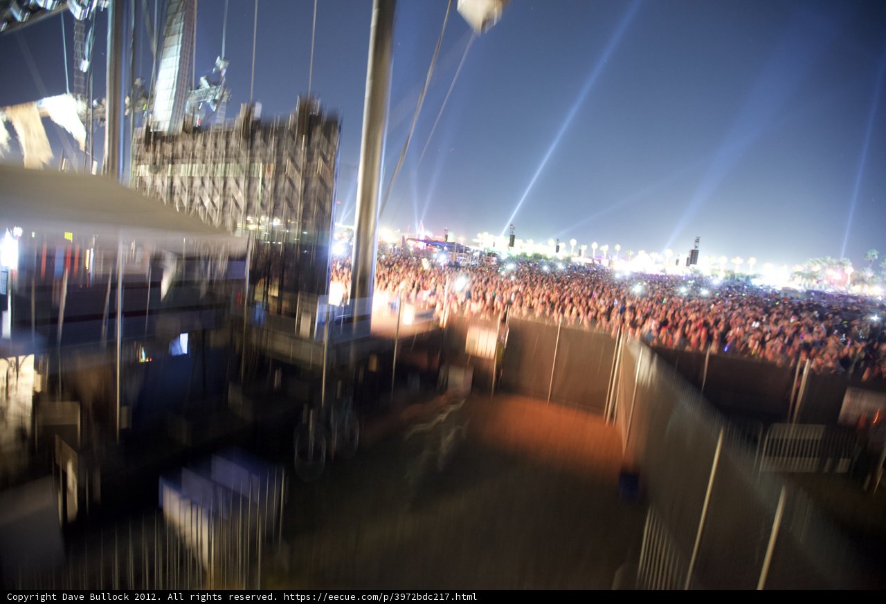 Blurry Metropolis Concert Crowd