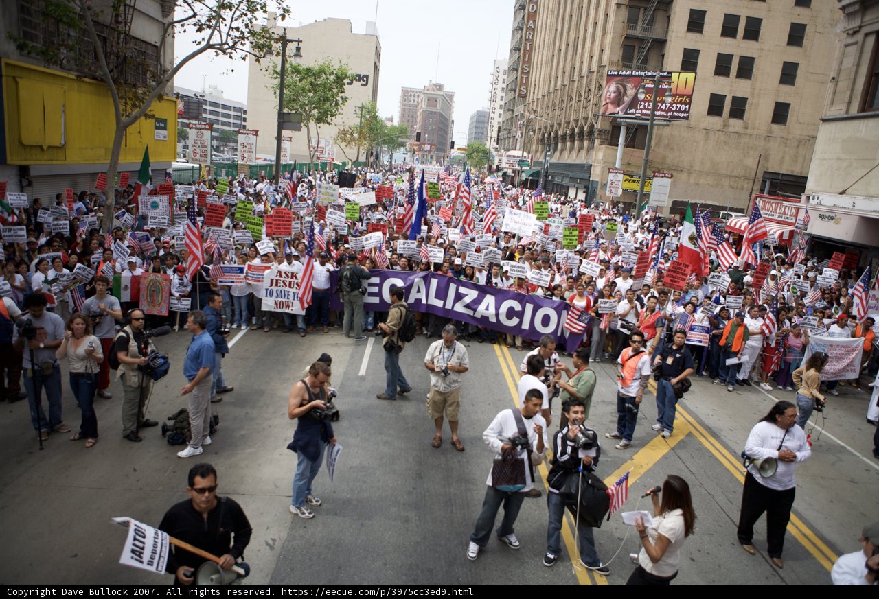 2007 Great American Boycott: A Sea of Protesters