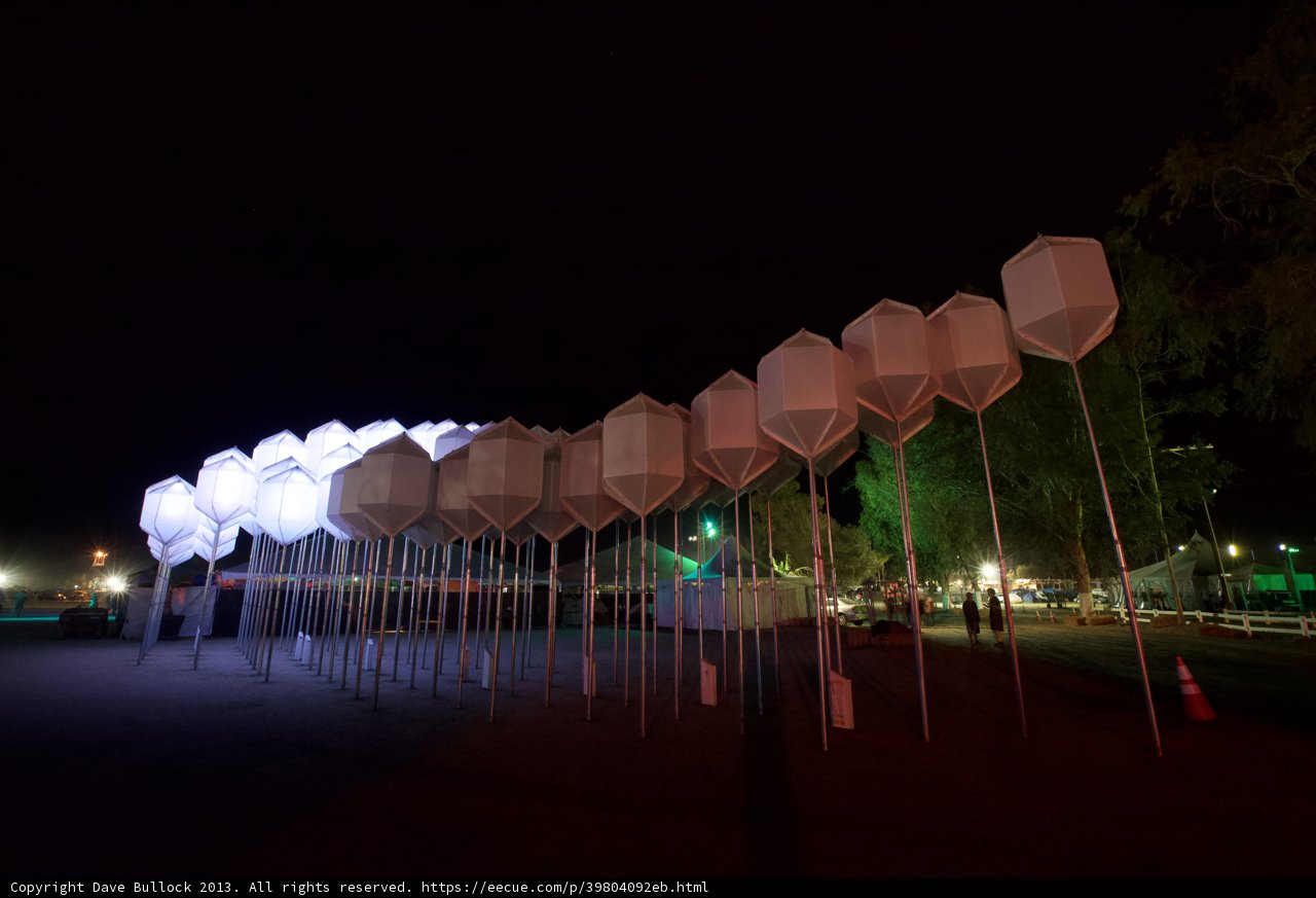 Glowing Canopy of Paper Lanterns