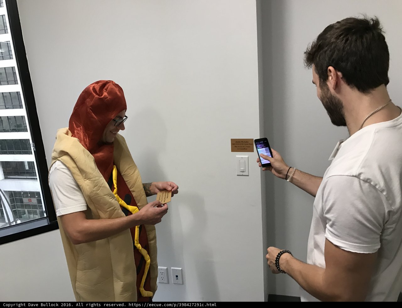 Hot Dog Man Takes a Selfie