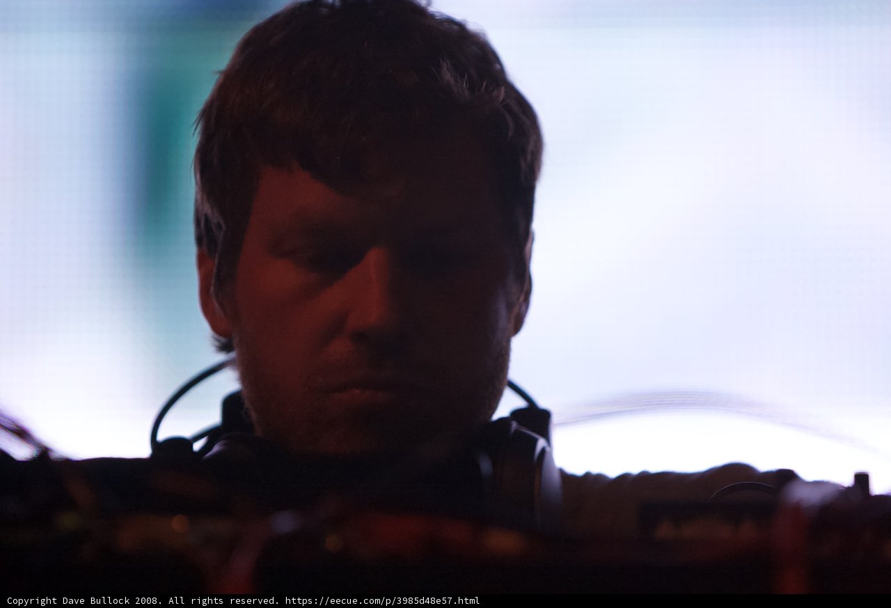 DJ Aphex Twin at Coachella 2008