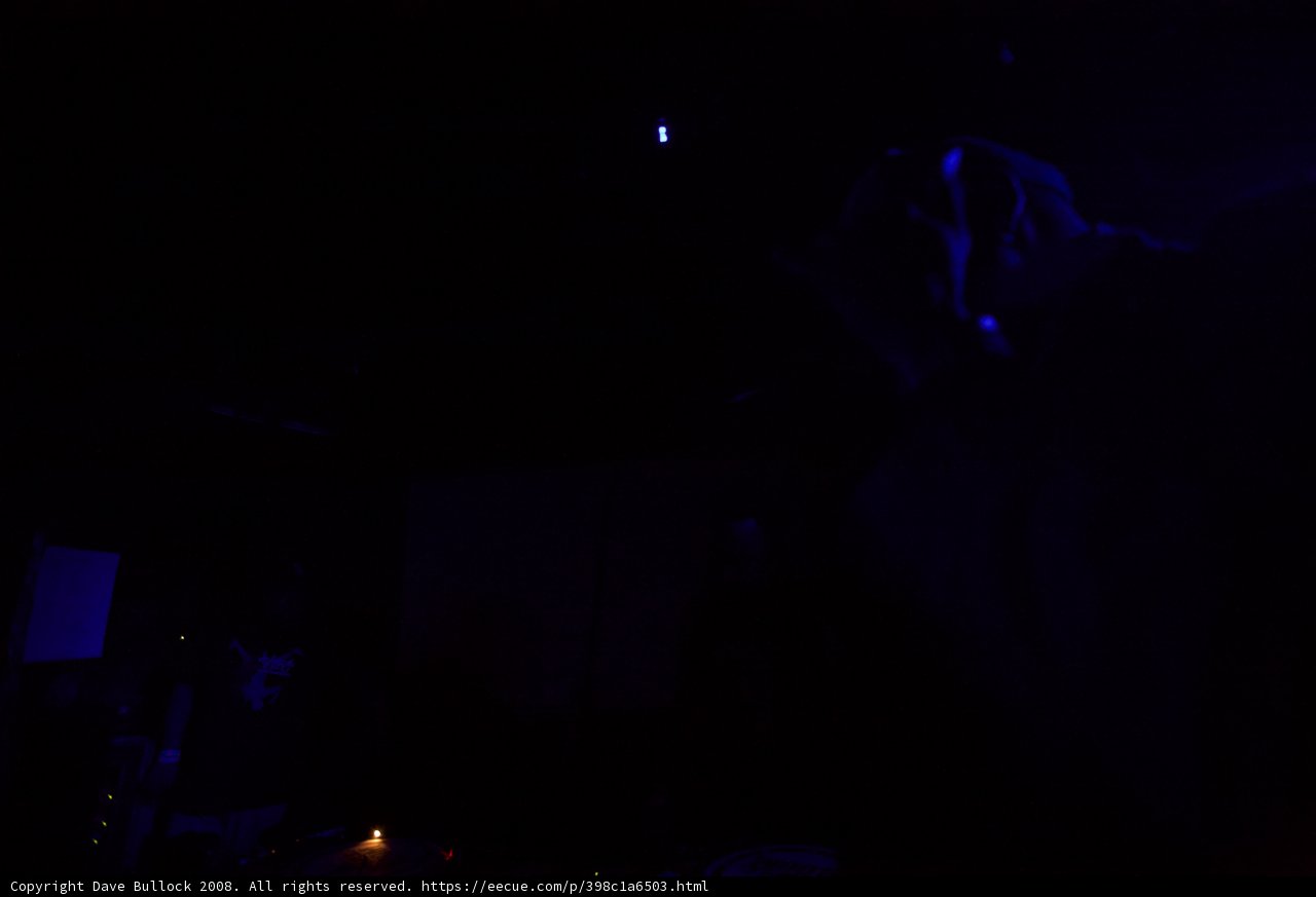 Illuminated Figure in the Night