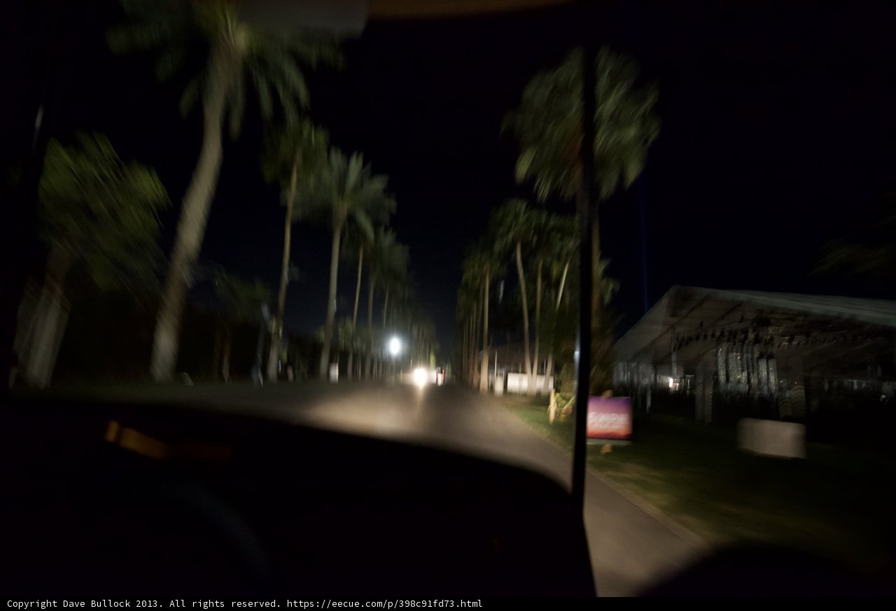 Night Drive Through the Metropolis