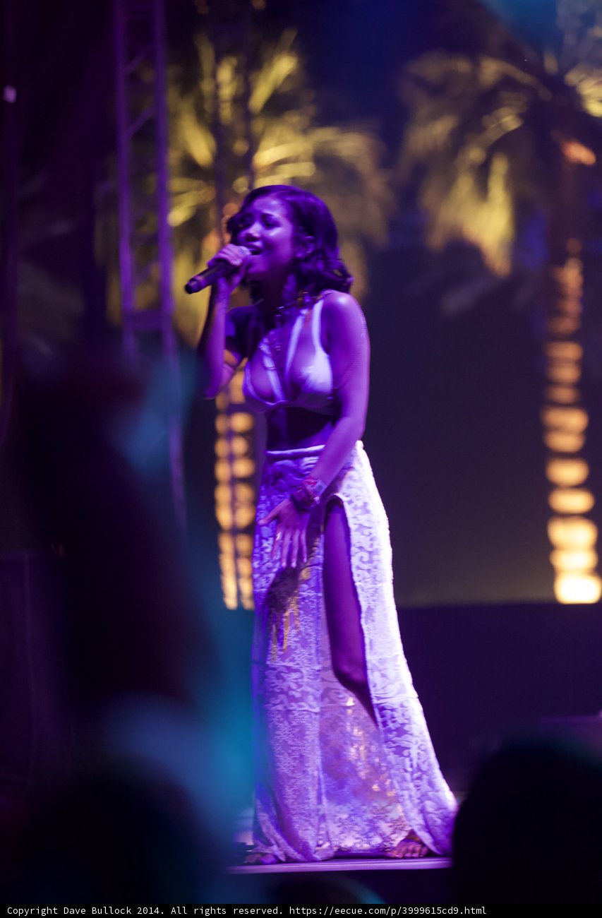 A Soulful Serenade in a White Evening Dress