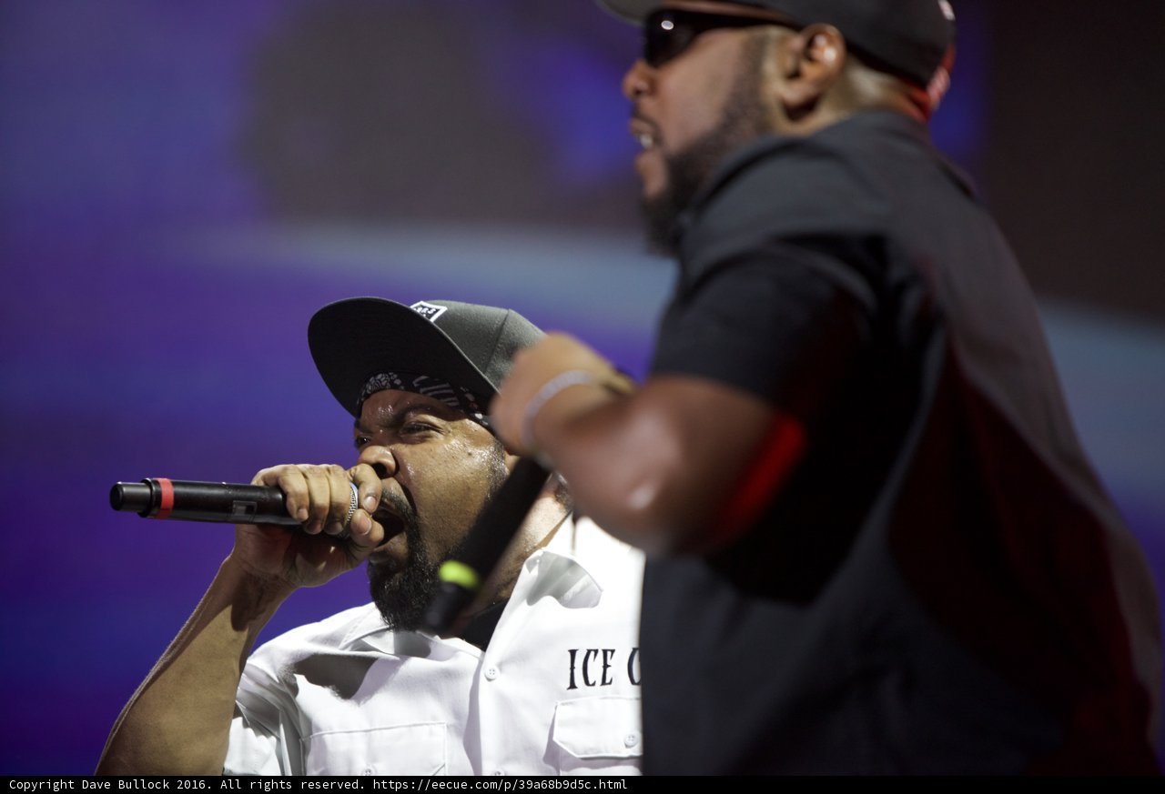 Two Men Performing on Stage