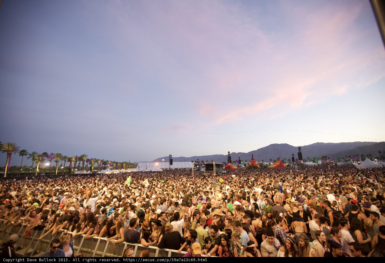 Coachella Music Festival: A Sea of People